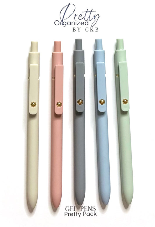 Pretty Pack-Set of 5 Gel Pens