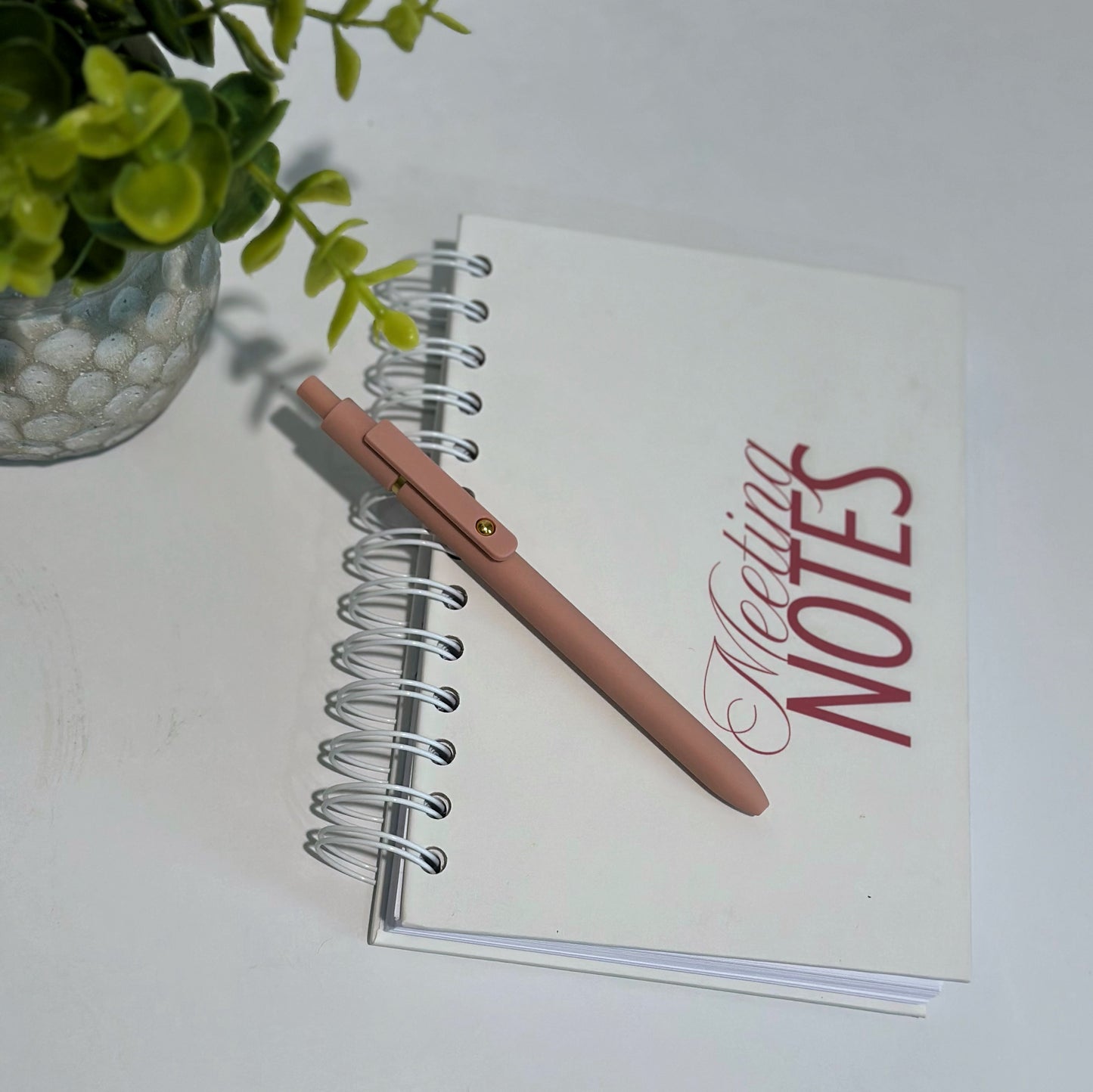 Meeting Notebook-Rose Gold