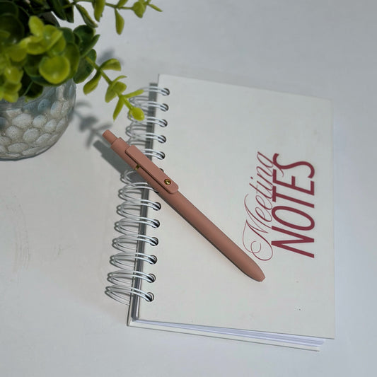 Meeting Notebook-Rose Gold