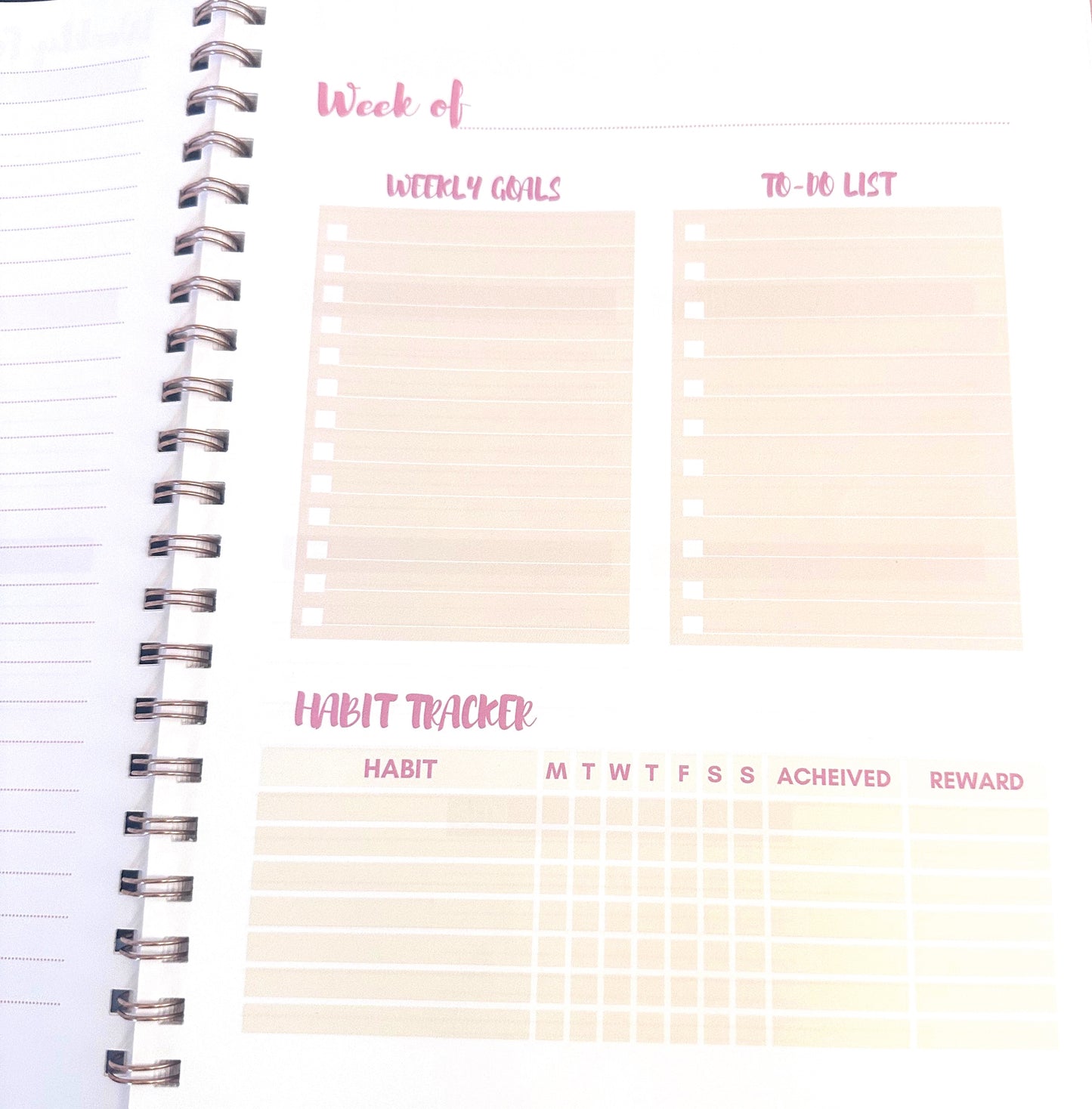 52 Weekly Planner