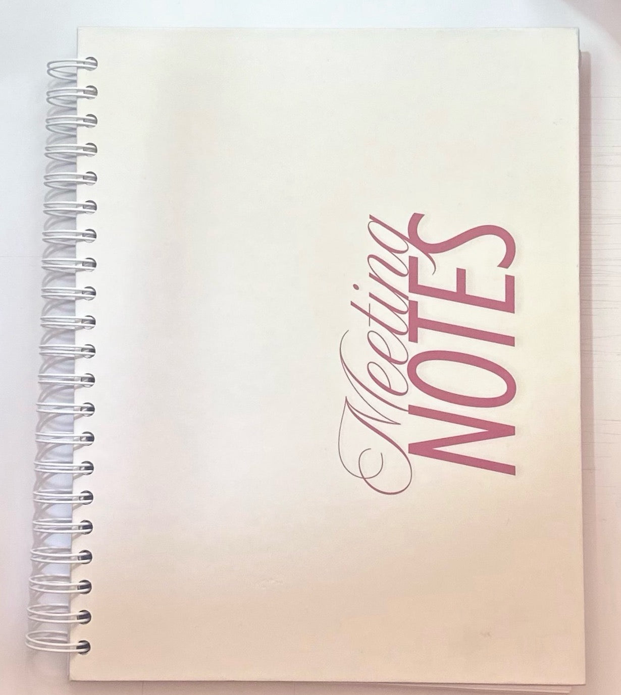 Meeting Notebook-Rose Gold